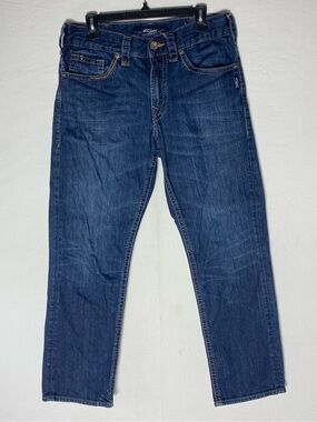 Silver Jeans Eddie Med Wash Relaxed Tapered Jeans 32x30 Normcore Contemporary